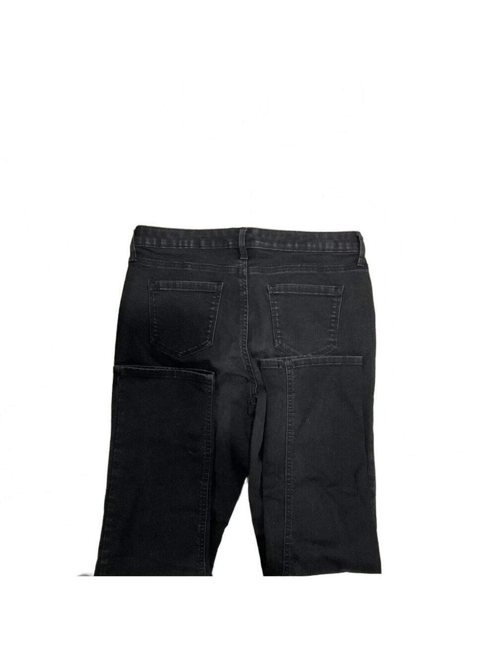 Crown & Ivy Black Straight Jeans Size 12R - Picture 2 of 3